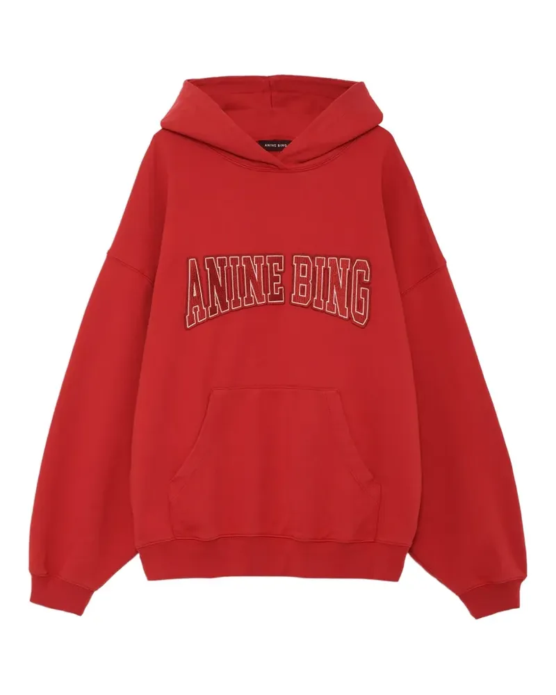 Anine Bing Harvey Hoodie mit Logo - Rot Rot