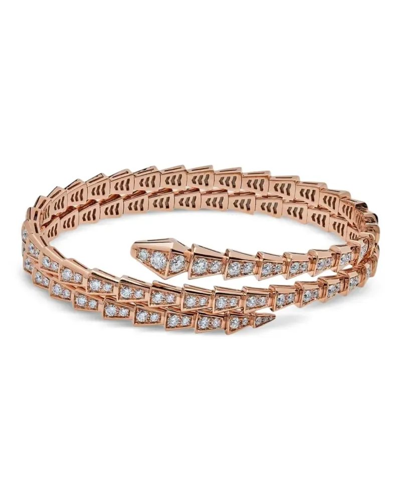 Bulgari 18kt Serpenti Viper Weißgoldarmband Gold