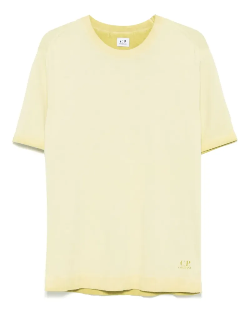 C.P. Company Fein gestricktes T-Shirt - Gelb Gelb