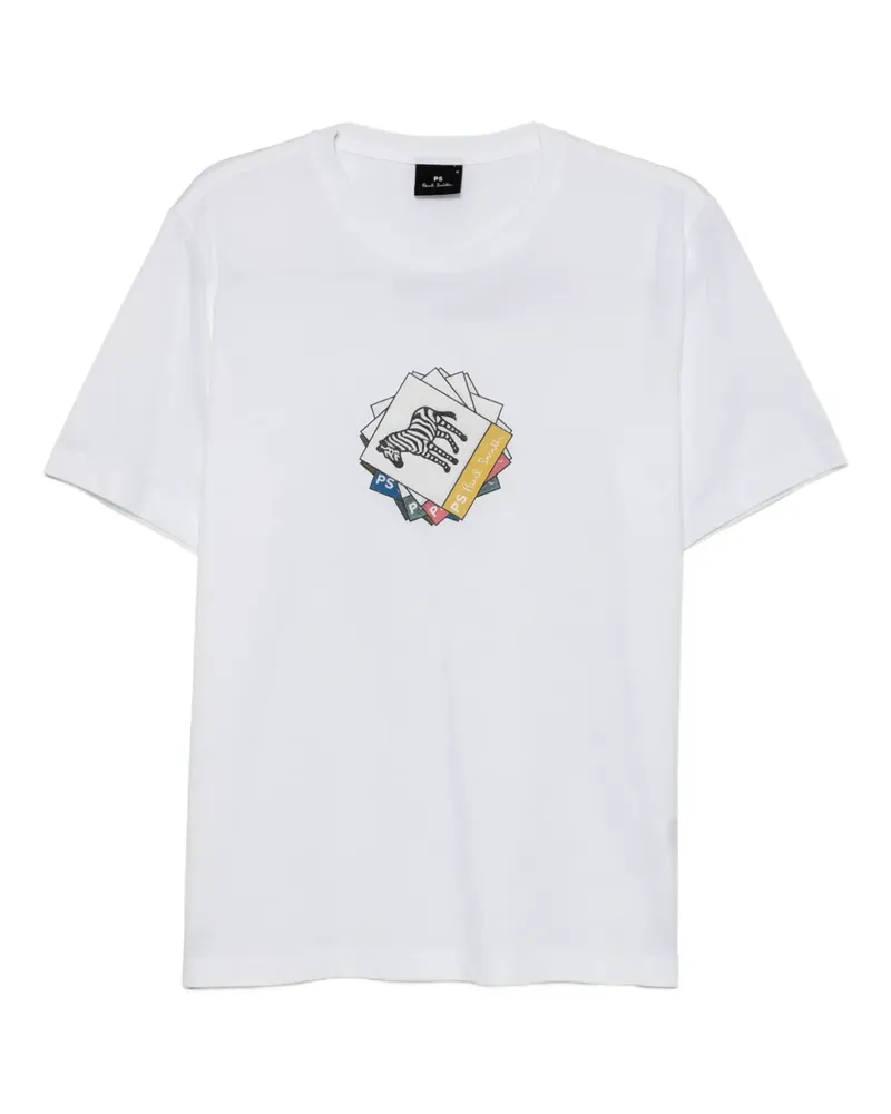 Paul Smith T-Shirt mit grafischem Print - Weiß Weiß