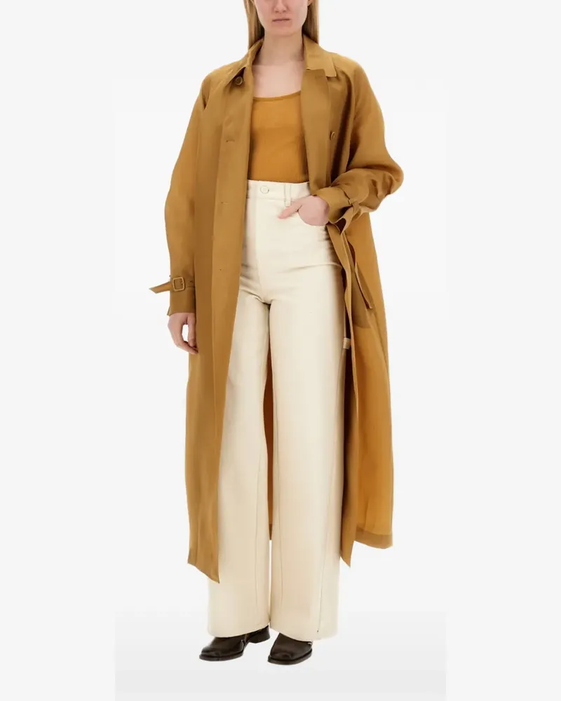 Max Mara Doppelreihiger Mantel - Braun Braun