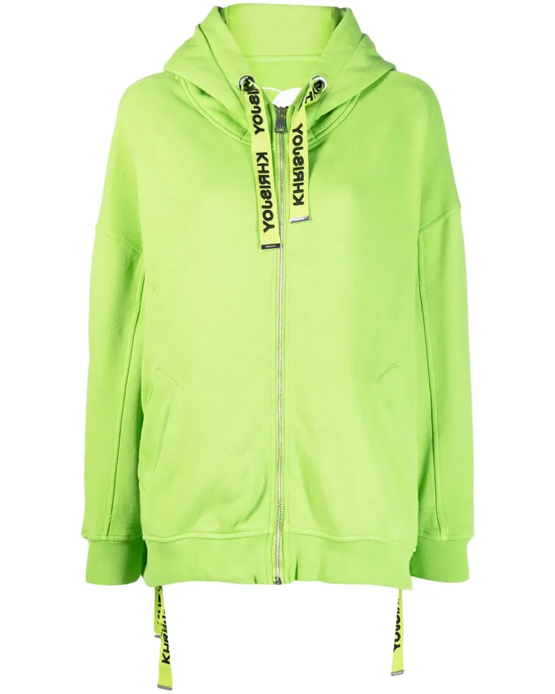 KHRISJOY Kapuzenjacke im Oversized-Look - Grün Grün
