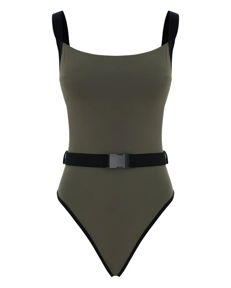 Noire Swimwear Miami Badeanzug - Grün Grün