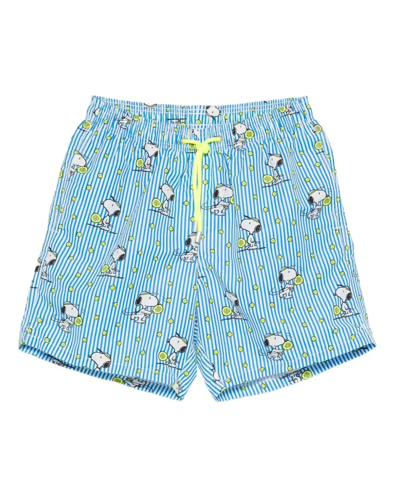 MC2 Saint Barth Gustavia Snoopy-print swim shorts - Blau Blau