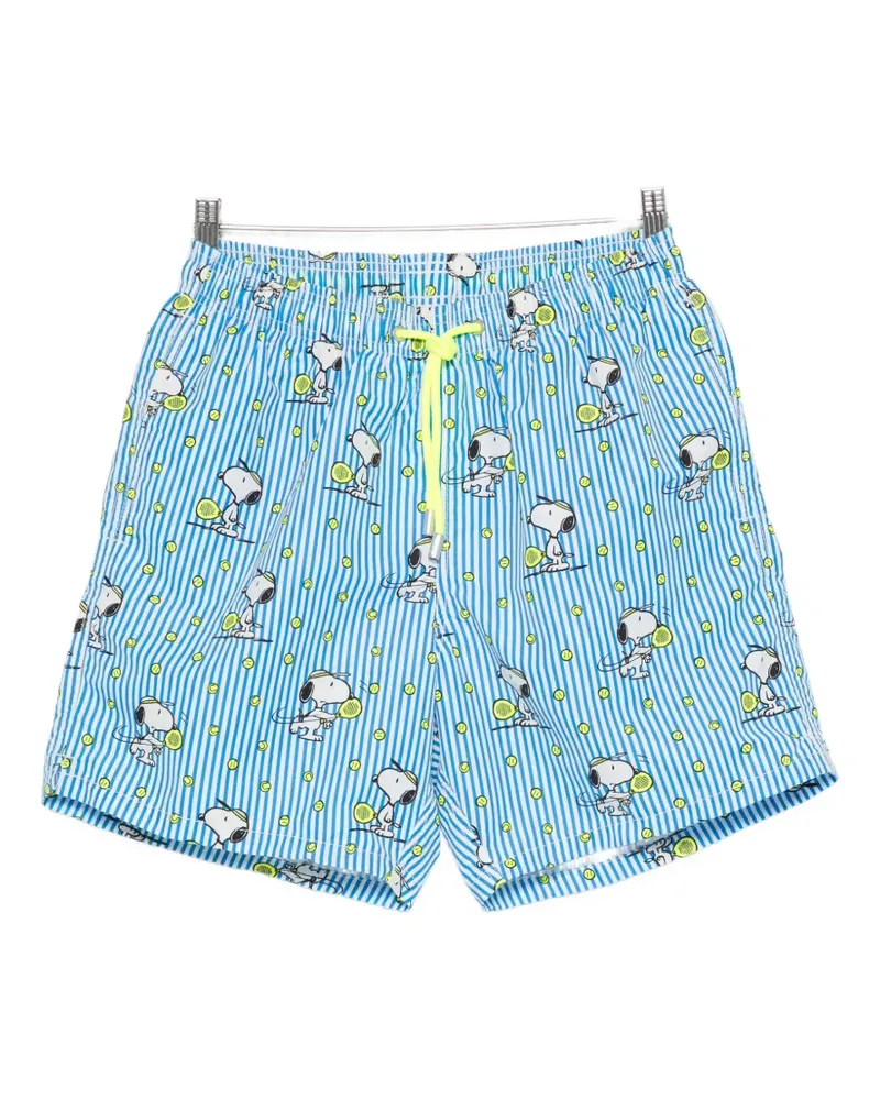 MC2 Saint Barth Gustavia Snoopy-print swim shorts - Blau Blau