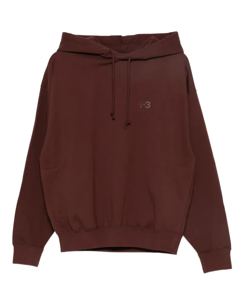 Y-3 Hoodie mit Logo-Print - Braun Braun