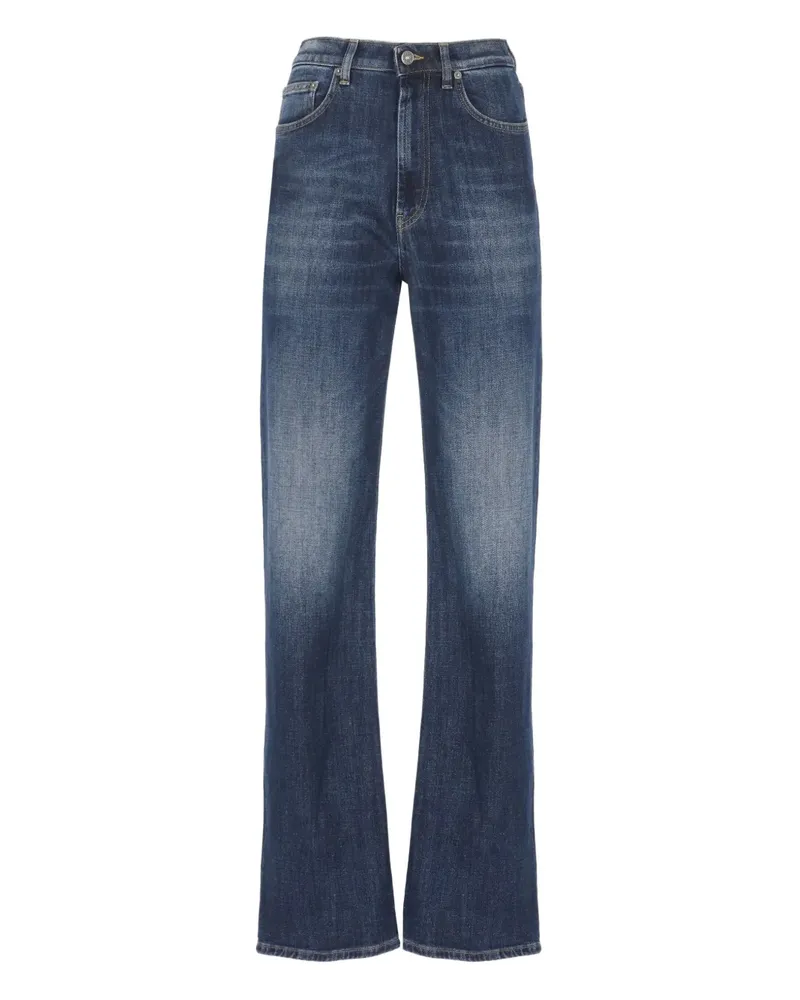 Dondup logo-patch jeans - Blau Blau