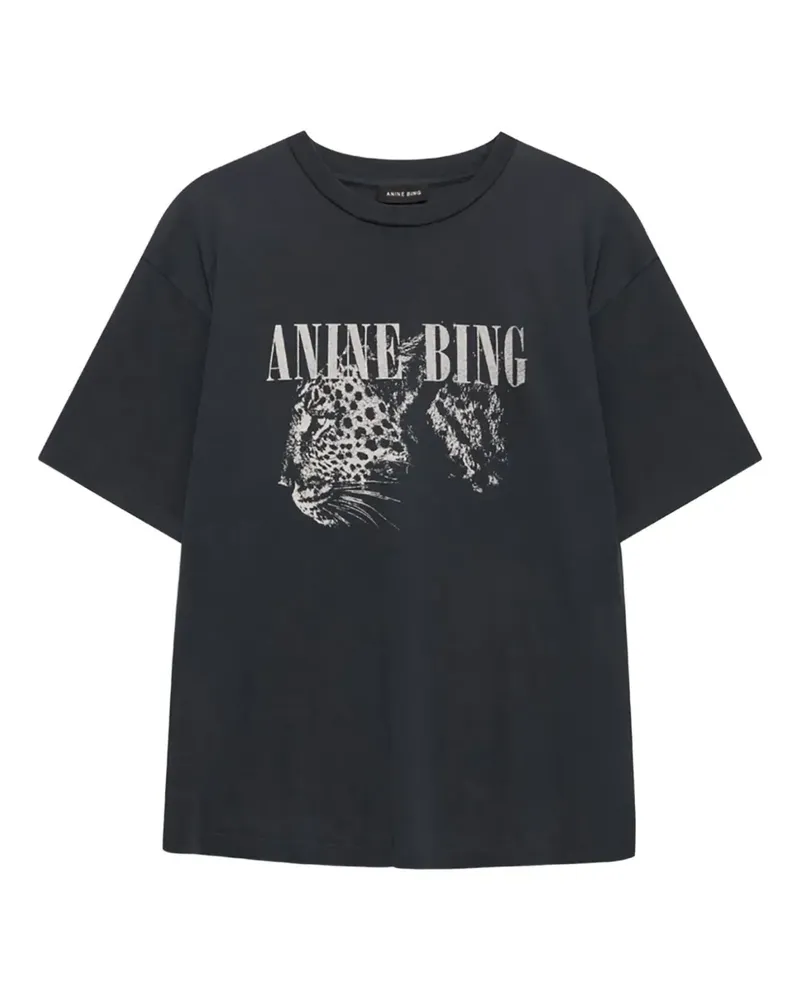 Anine Bing Cohen-T-Shirt mit Print - Schwarz Schwarz