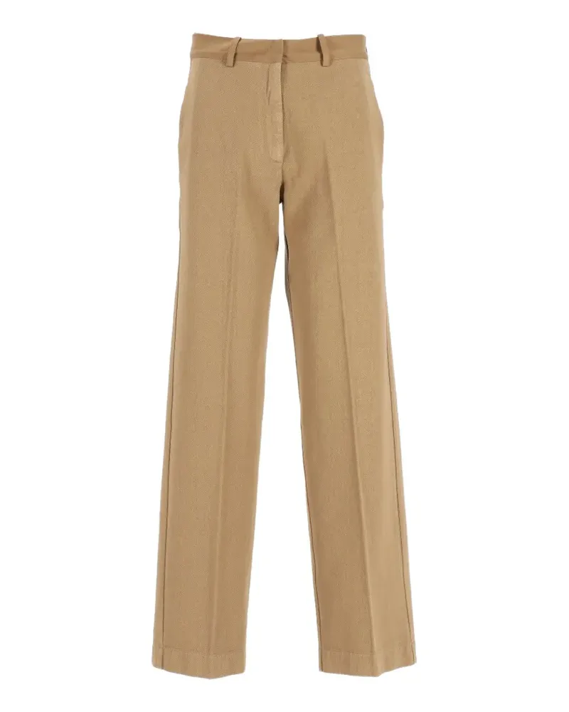 forte_forte straight-leg trousers - Braun Braun