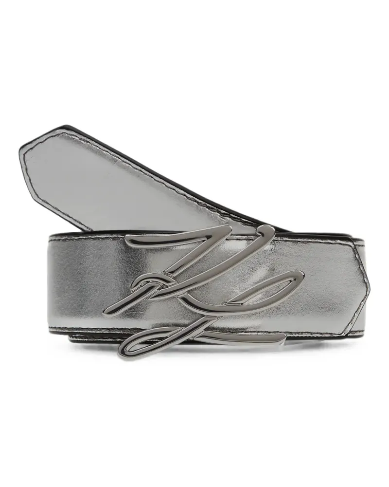 Karl Lagerfeld K/Autograph h3 belt - Silber Silber