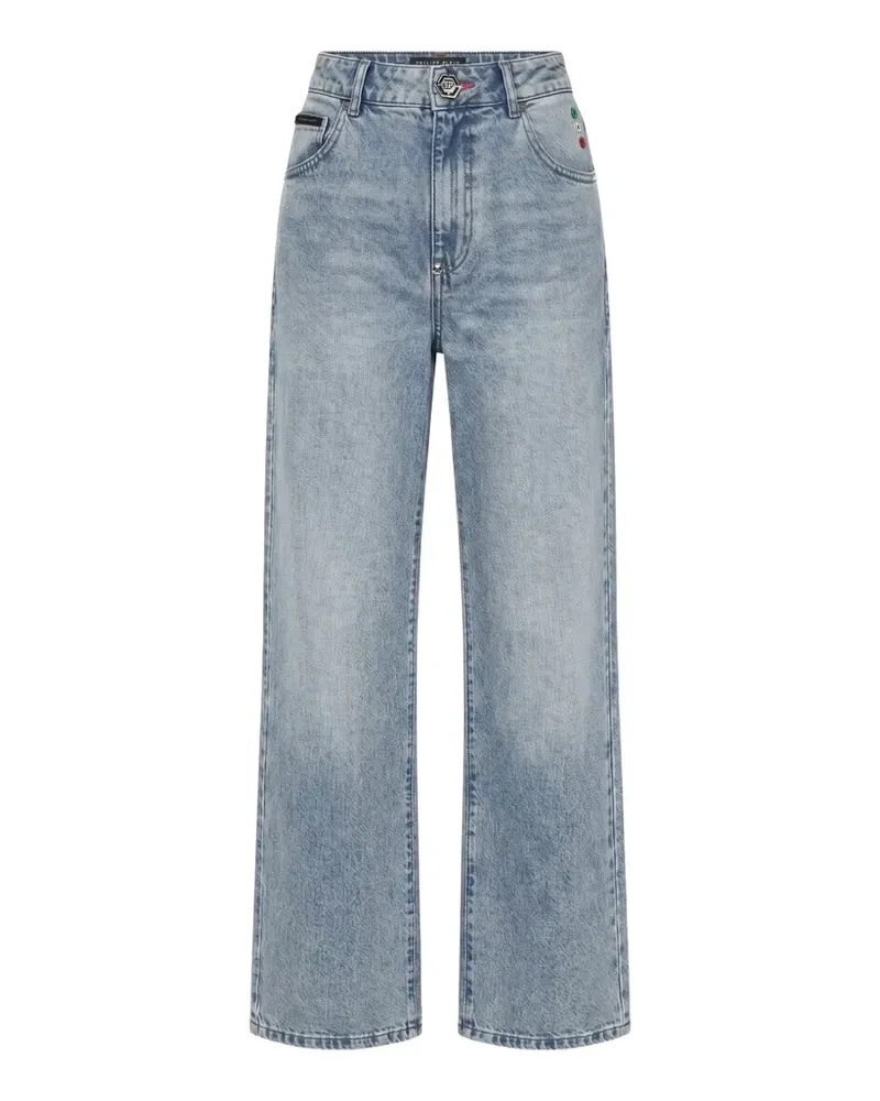 Philipp Plein straight-fit jeans basic - Blau Blau