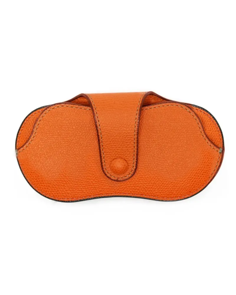 Valextra Brillenetui aus Leder - Braun Braun