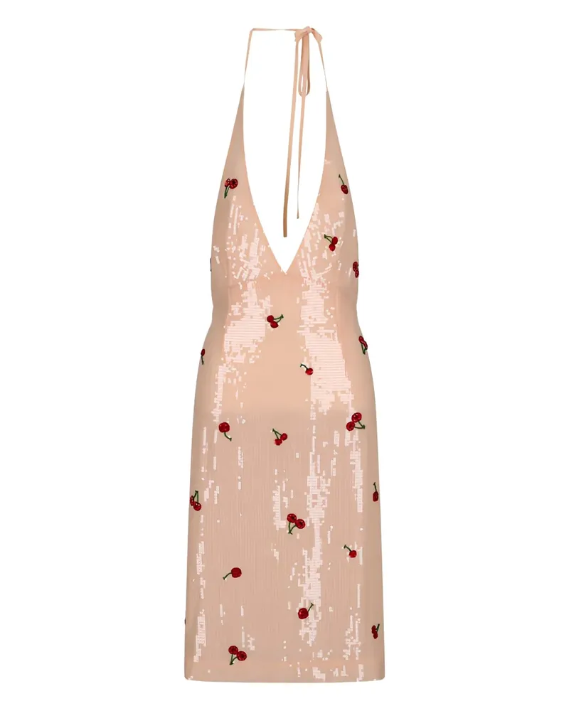 Des Phemmes Kleid mit Kirschverzierung - Nude Nude