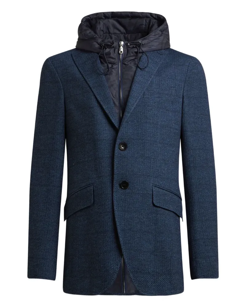 Etro Jacke mit abnehmbarer Kapuze - Blau Blau