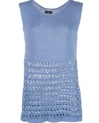 VOZ Gestricktes Top Blau