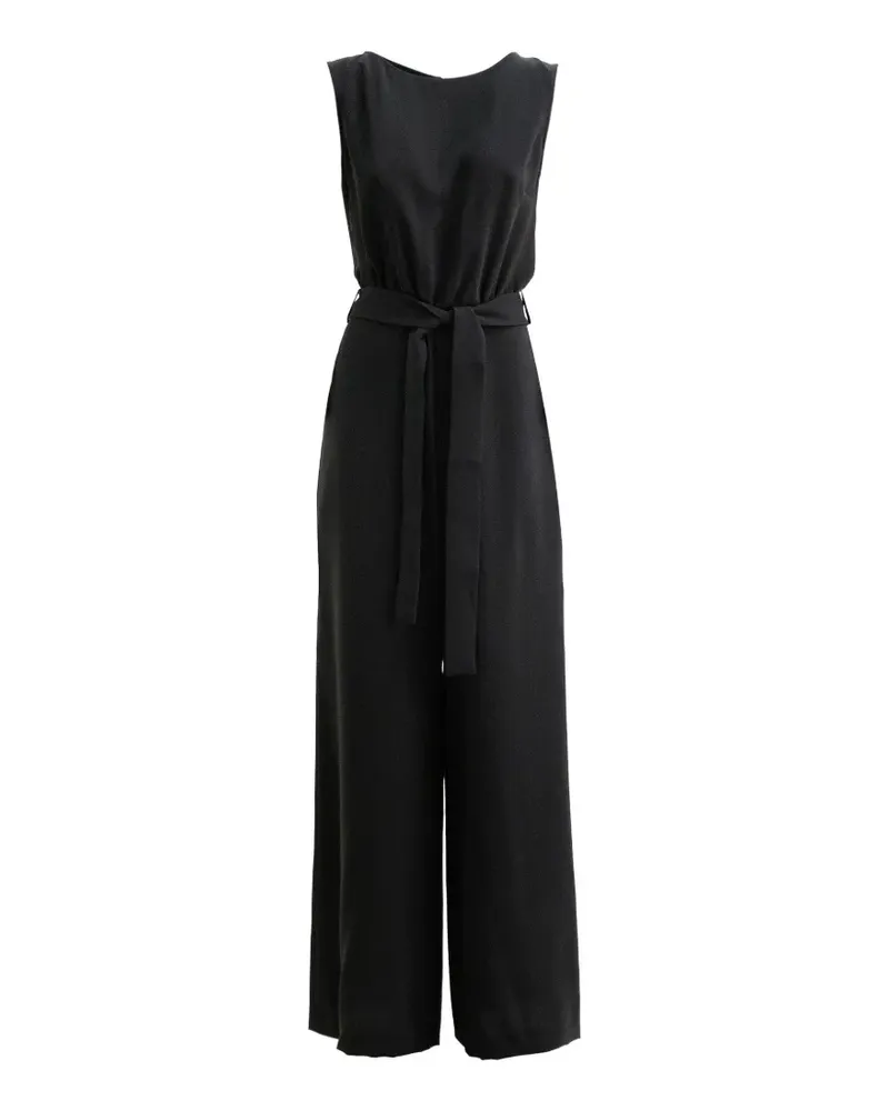 P.A.R.O.S.H. P.A.R.O H. tie-waist jumpsuit - Schwarz Schwarz