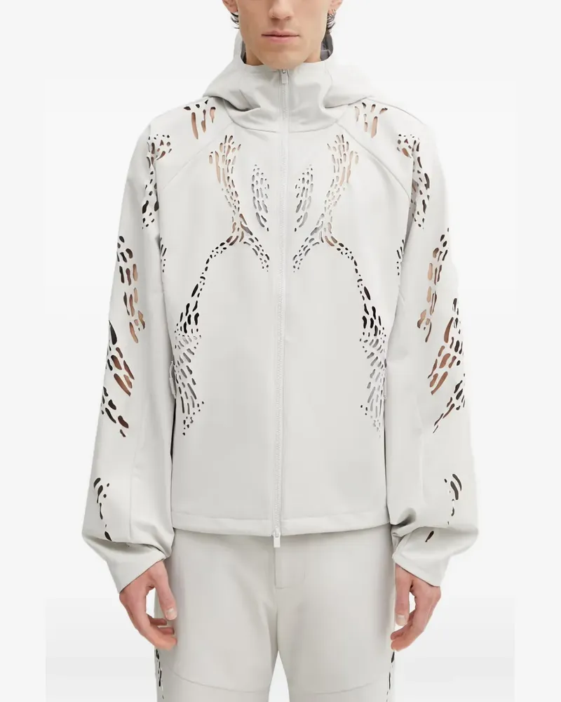 Heliot Emil Roan Kapuzenjacke mit Cut-Out - Grau Grau
