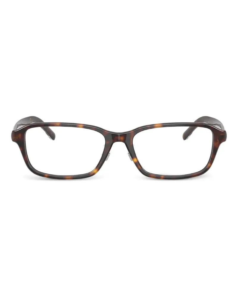 Diesel Eckige Brille in Schildpattoptik - Braun Braun