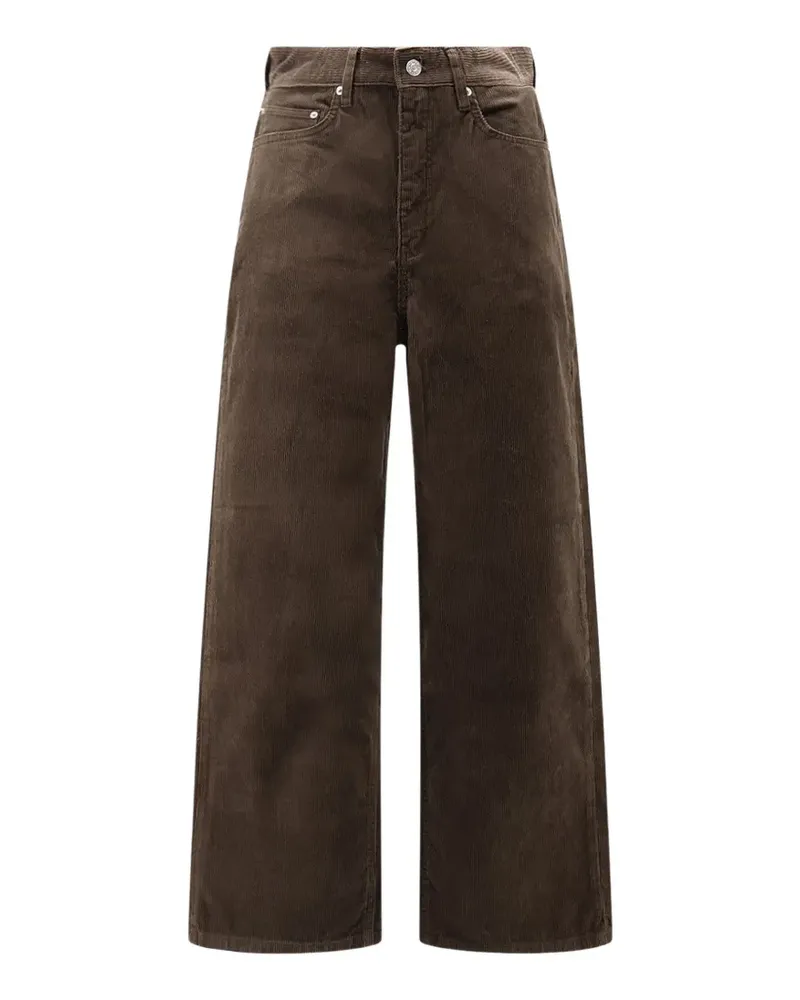 Dunst Cordhose mit weitem Bein - Braun Braun