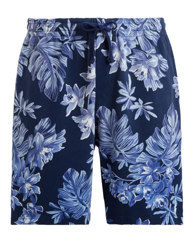 Ralph Lauren floral drawstring shorts - Blau Blau