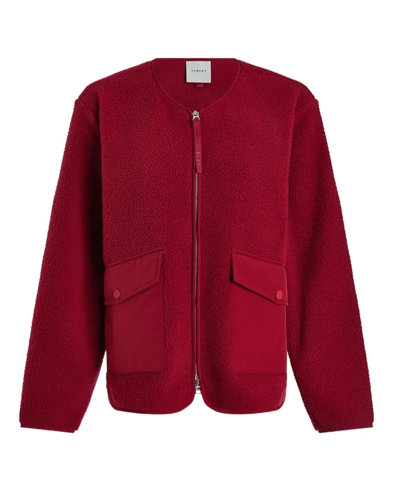 Varley Marina collarless fleece jacket - Rot Rot