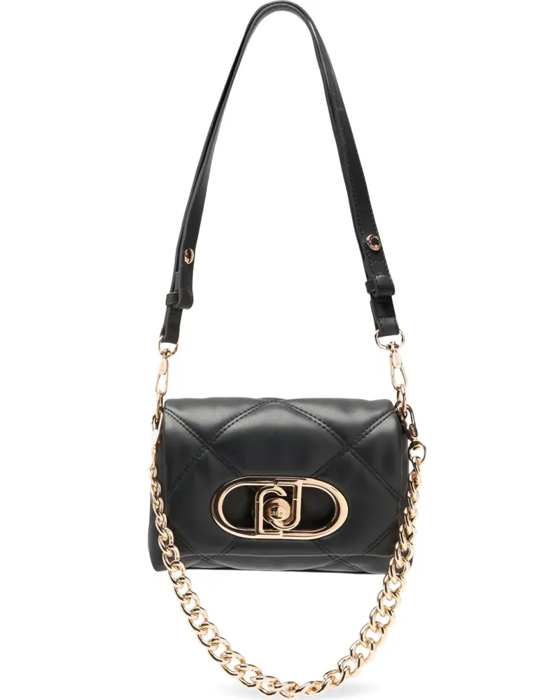 Liu Jo LaPuffy quilted detachable strap bag - Schwarz Schwarz