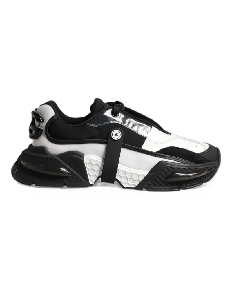 Dolce & Gabbana Airmaster Sneakers mit Kontrasteinsätzen - Schwarz Schwarz