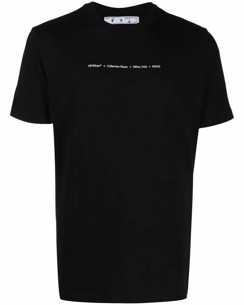 OFF-WHITE T-Shirt mit Arrows-Motiv - Schwarz Schwarz