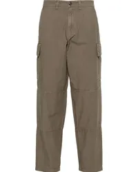 Barbour Halbhohe Cargohose Braun