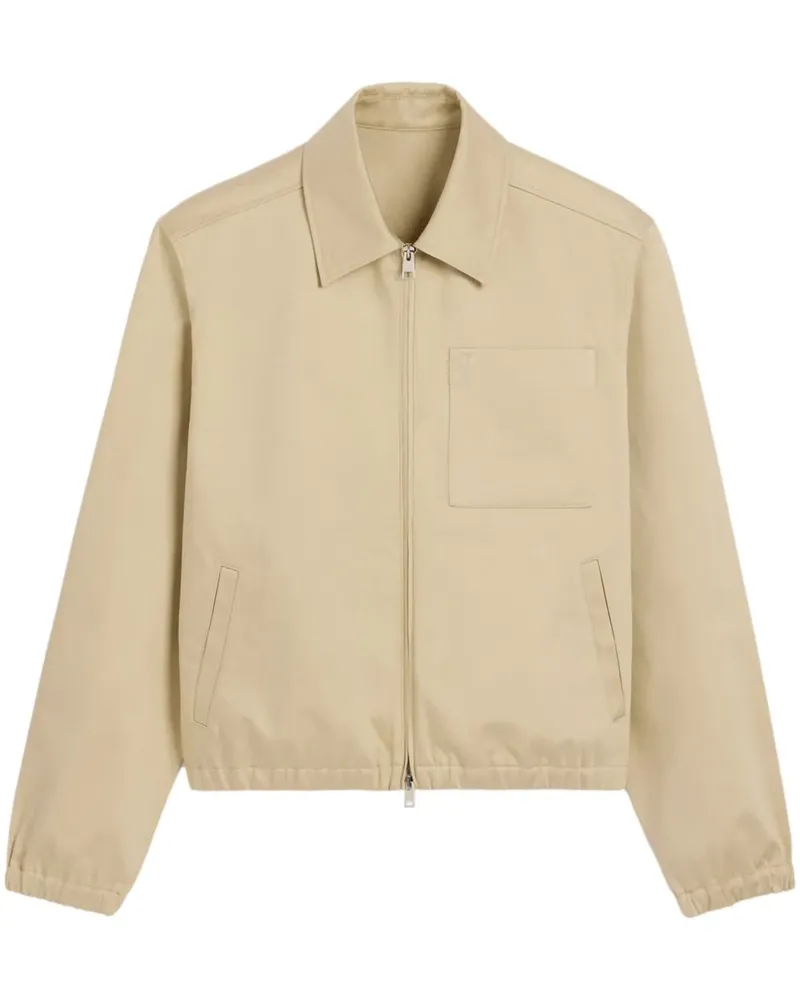AMI Paris Ami de Coeur Jacke mit Reißverschluss - Nude Nude