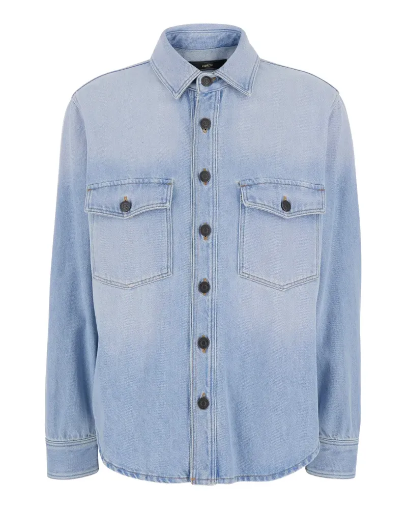 Mauro Grifoni button-up denim shirt - Blau Blau