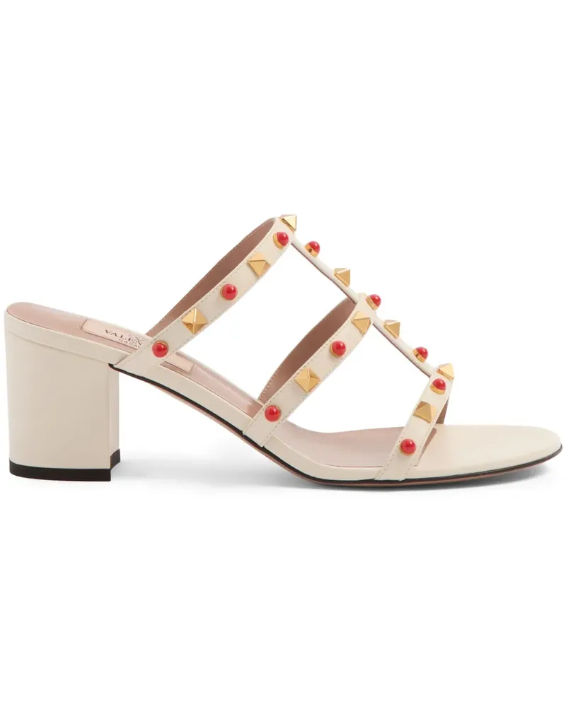 Valentino Garavani Verzierte Rockstud Sandalen 60mm - Nude Nude