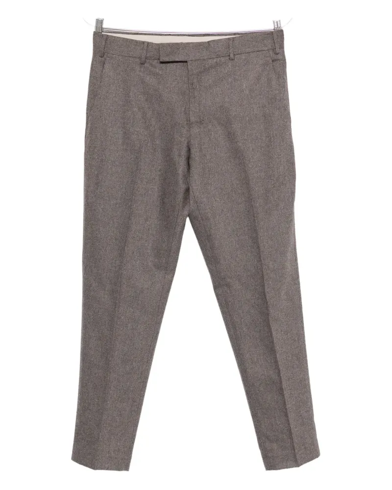 PT TORINO tapered tailored trousers - Grau Grau