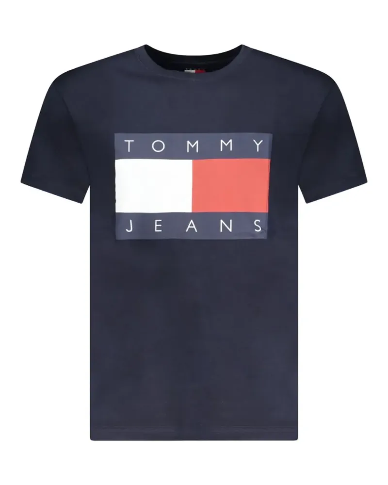 Tommy Hilfiger Big Flag T-Shirt mit Print - Blau Blau
