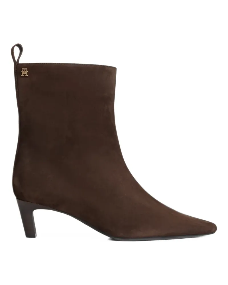 Tommy Hilfiger suede pointed-toe ankle boots - Braun Braun