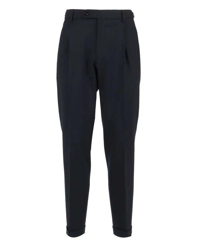 Berwich pleated-front trousers - Schwarz Schwarz