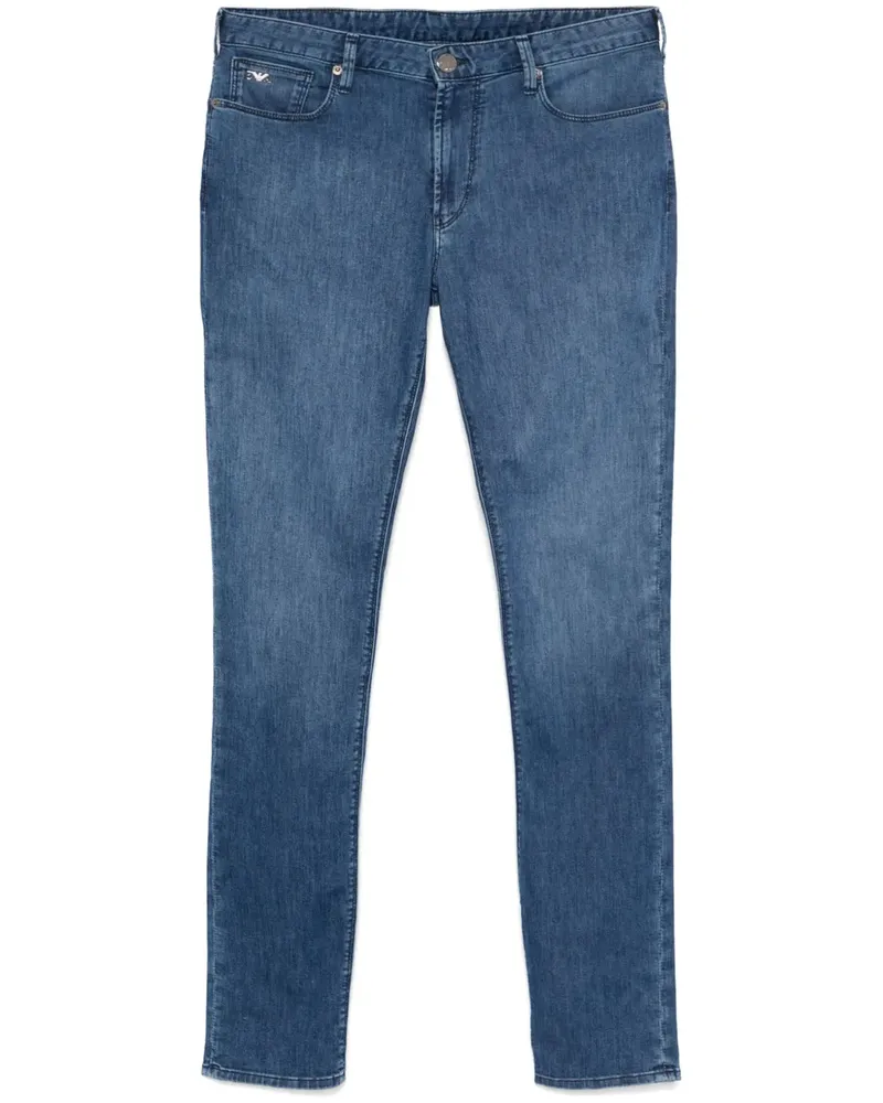 Emporio Armani Schmale Jeans - Blau Blau
