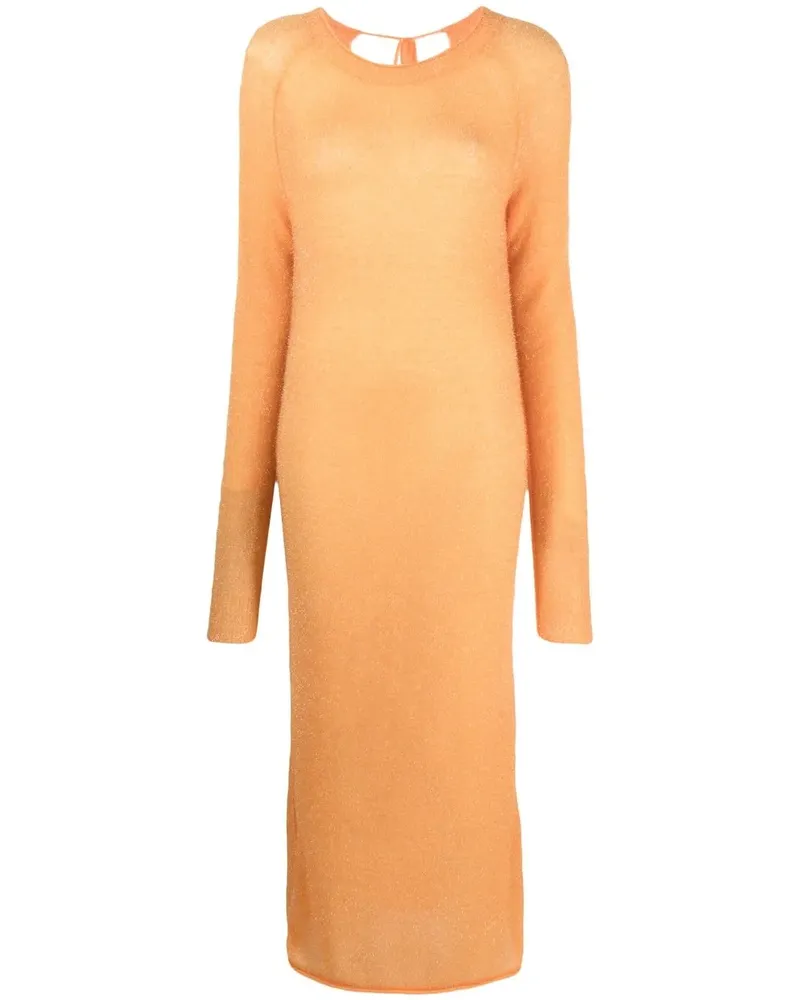 Acne Studios Kleid mit Cut-Outs - Orange Orange