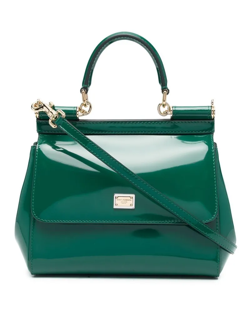 Dolce & Gabbana Mittelgroße Sicily Handtasche - Grün Grün