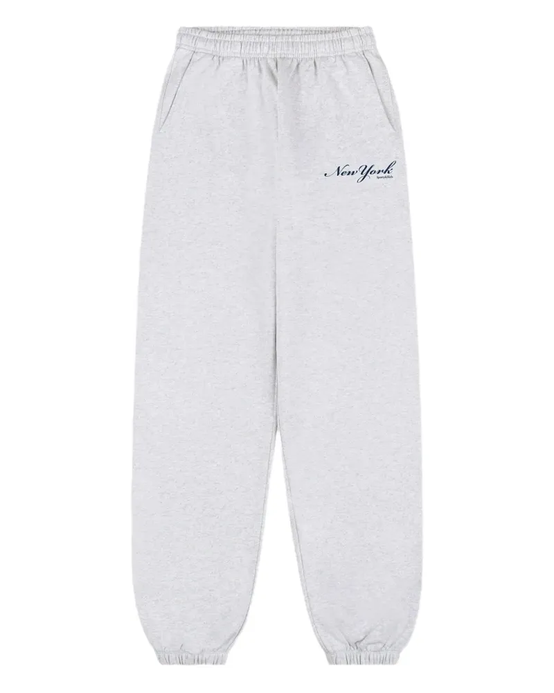 SPORTY & RICH New York Jogginghose - Grau Grau
