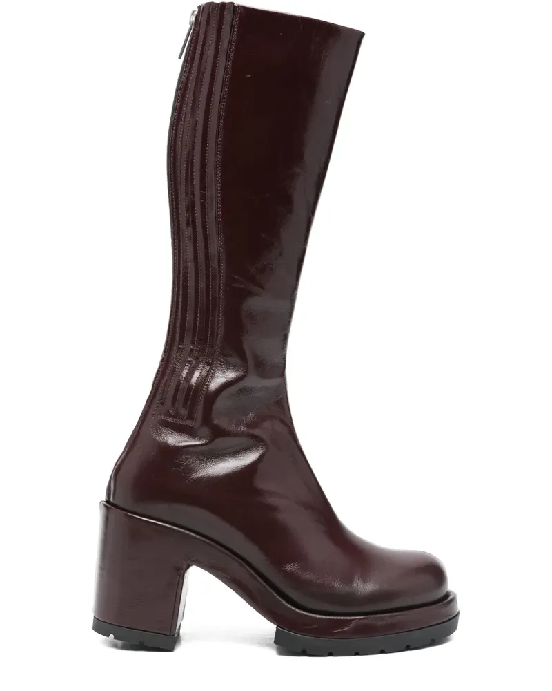 Sapio Stiefel mit Lack-Finish 90mm - Rot Rot