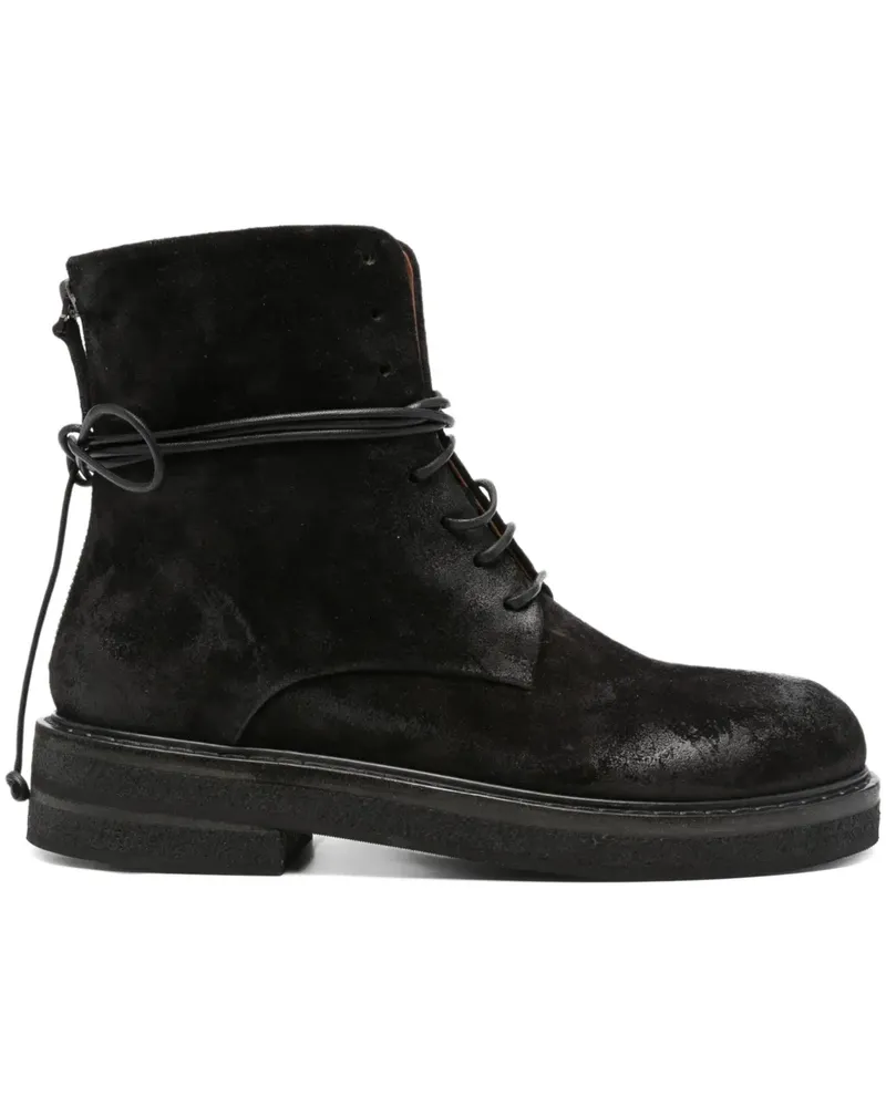 Marsèll Bikerstiefel mit Schnürung - Schwarz Schwarz