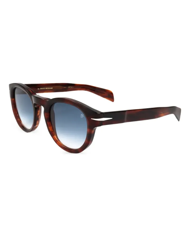 EYEWEAR by DAVID BECKHAM Sonnenbrille mit rundem Gestell - Braun Braun