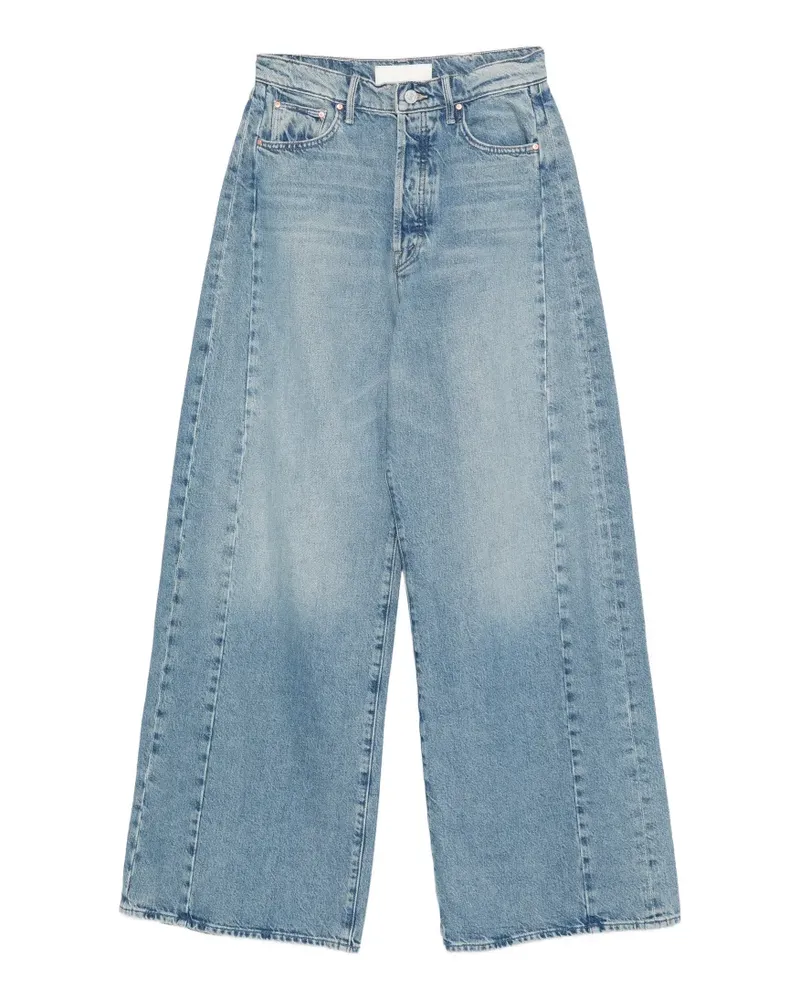 Mother Five-Pocket-Jeans mit Gürtelschlaufe - Blau Blau