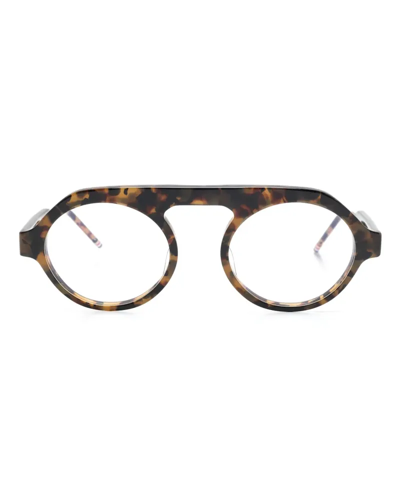 Thom Browne Klassische Pilotenbrille - Braun Braun