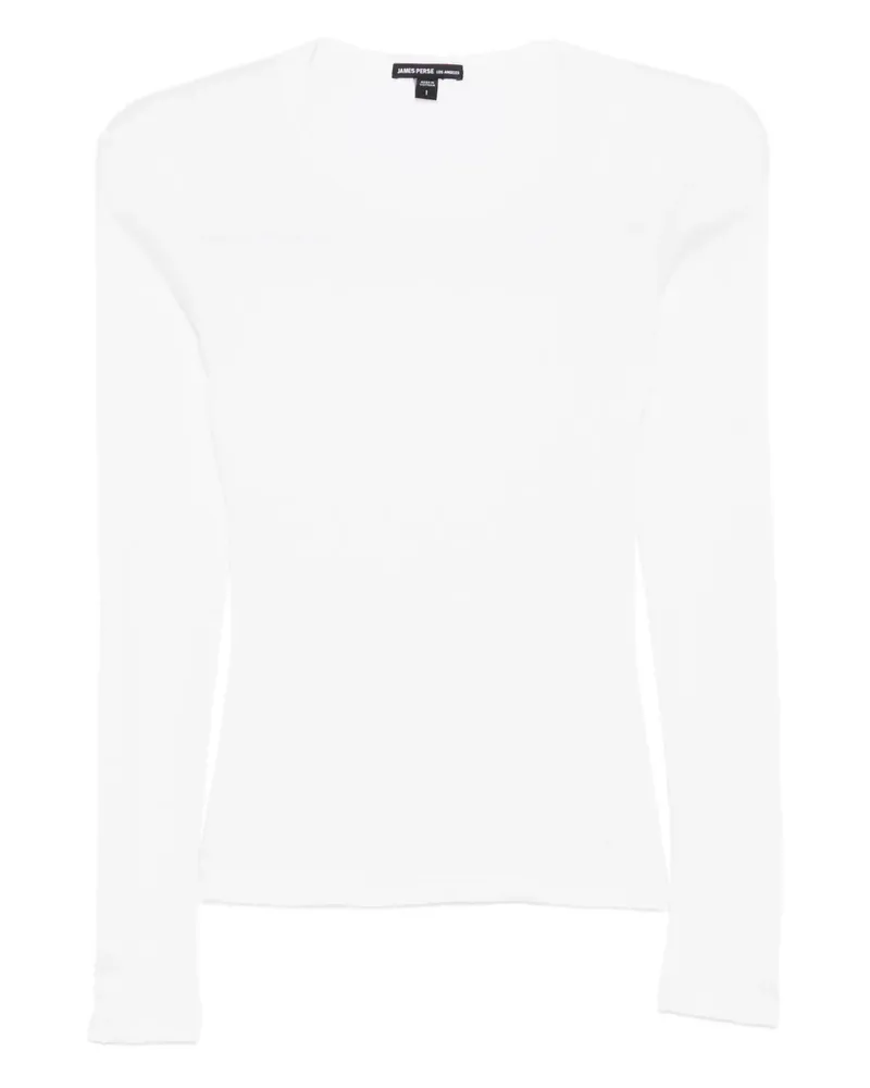 James Perse Gauze T-Shirt - Weiß Weiß