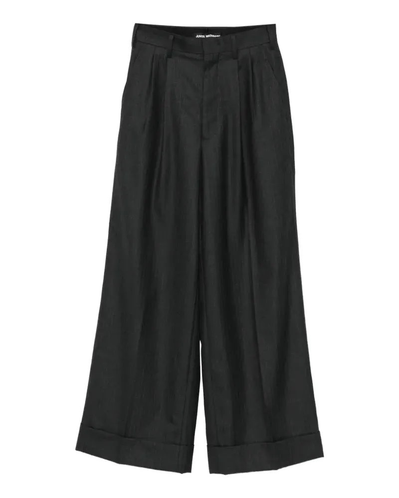 Junya Watanabe Wide-Leg-Hose mit Nadelstreifen - Grau Grau