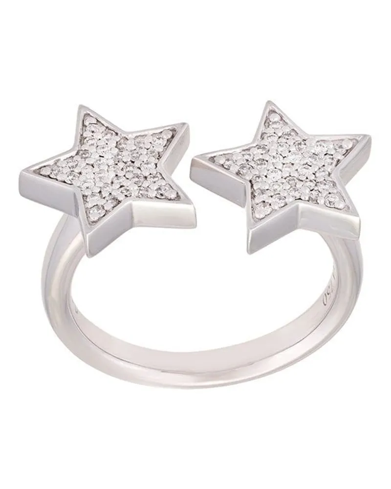 Alinka 18kt 'Stasia' Weißgoldring mit Diamanten - Metallic Metallic