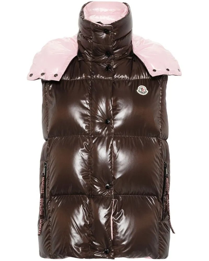 Moncler Luzule Weste - Braun Braun