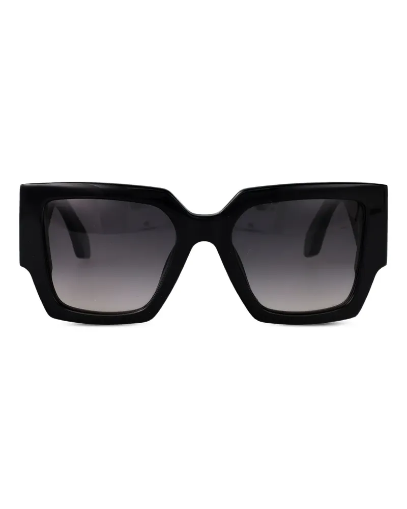 Roberto Cavalli Eckige Sonnenbrille aus Acetat - Schwarz Schwarz